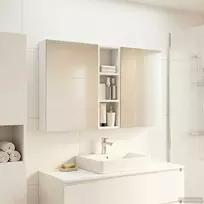 Vonios spintos komplektas su lentyna 3 pcs 100 x 10,5 x 60,5 cm