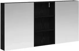 Vonios spintos komplektas su lentyna 3 pcs 140 x 14,5 x 70 cm