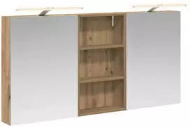 Vonios spintos komplektas su lentyna 3 pcs 140 x 14,5 x 70 cm