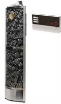 Elektrinė pirties krosnelė - IKI CORNER 9 kW, su IKI PRO B2 valdymo pultu