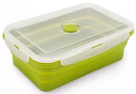 Zyle Sulankstoma silikoninė maisto dėžutė, ZY434SB, 1500 ml