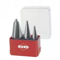 Grąžtas 3 kūginių grąžtų rinkinys RUKO HSS