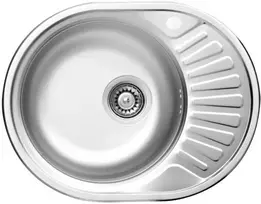 Bikuva.lt Virtuvės kriauklė AB 570x450x0.8mm Nerūdijančio plieno
