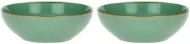 ROSE&TULIPANI CONCERTO VERDE ACQUA Rinkinys iš 2 salotų dubenėlių 26 cm