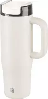 ZWILLING THERMO PLUS termo puodelis su šiaudeliu - 900 ml, kreminės spalvos