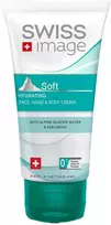 Swiss Image Švelnus drėkinamasis veido, rankų ir kūno kremas, 75 ml
