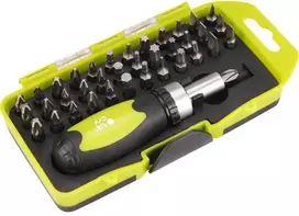 Atsuktuvų antgaliai su magnetiniu laikikliu 38 vnt. CrV EXTOL CRAFT 53092