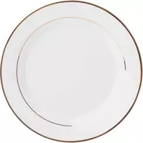 Desertinė lėkštė AMBITION AURA GOLD, porcelianinė, 16,5 cm