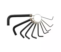 AW-Tools AWTOOLS RAKTAI ŠEŠIAKAMPIAI HEX / 1,5-10,0mm / 10vnt. ŽIEDE