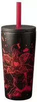 Bialetti - kelioninis puodelis su šiaudeliu „Stranger Things“, 600 ml - šviečia tamsoje