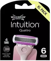 Wilkinson Sword Wilkinson Intuition Quattro wkład su 4 ostrzami 6szt