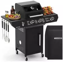Gas grill 2+1 10kW Varen Juodas 3.0 Kaminer