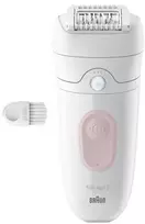 Braun Silk-epil 5-000, Rožinė, 28 tweezers, MicroGrip, 0.5 mm, Baterija, 40 min