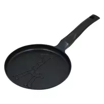 Keptuvė Blynų kepimo forma, žirafos rašto, aliuminio, nelimpanti danga, juoda, 18 cm skersmens, Klausberg, kb-7975