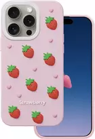Dėklas Telforceone Strawberry case for iPhone 14 Pro / 15 Pro 6,1' pink