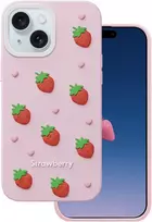 Dėklas Telforceone Strawberry case for iPhone 13 / 14 / 15 6,1' pink