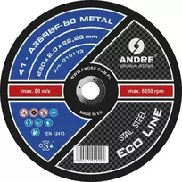 ANDRE PJOVIMO DISKAS METALUI 230 x 2,0mm METAL ECO LINE