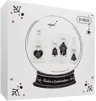 Ziaja Choco Plum rinkinys (skalbiklis 160 ml + prausimosi putos 250 ml + rankų kremas 50 ml + purškiklis 100 ml)