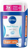 Nivea Set of solid deodorants Fresh Natural Dezodorantas Duo 2 x 50 ml