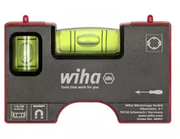 WIHA Mini gulsčiukas rozetėms, 8 cm, su magnetu