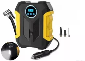 Extralink | kompresorius automobilinis | na gniazdo zapalniczki, 150PSI, 100W, LCD, latarka, priedai