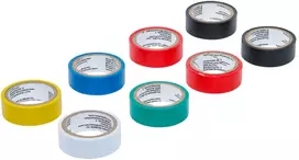 Bgs Technic Izoliacinių įvairiaspalvių juostų rinkinys 18 mm x 3 m | 8 vnt (80838)