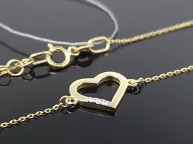 Best Diamonds Geltono aukso apyrankė Širdelė su briliantais