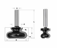 Frezo peilis, CMT, K955-380, 8mm, 38,1mm, 1,8mm, 20,7mm, 55,4mm, 2