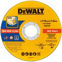Dewalt Pjovimo diskai DT20599-QZ 115 mm, 1 mm, 100 vnt., 22.23 mm, vientisas, pjovimui