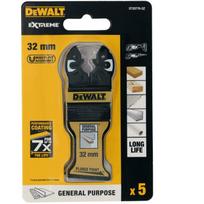 Dewalt Daugiafunkcinis įrankis DT20776-QZ 32 mm pjovimo ašmenys, Bi-metalinis danga, 5 vnt.