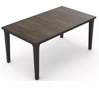 Keter Sodo stalas 29216482533 75cm aukštis, 95cm plotis, 165cm ilgis, plastikas, spalva riešutas/grafitas