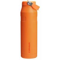 Stanley Termosas Butelis The IceFlow Bottle Flip Straw 2.0, 1.06 l, oranžinė, nerūdijantis plienas, šaltumo išlaikymas iki 15 h