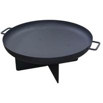 Besk Ugnies vieta 9136430, 75cm, 75cm, 30cm, juoda spalva, metalas, malkai