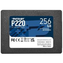 Patriot SSD P220 MODELIS P220S256G25, 256GB, SATA, rašymo greitis 490MB/s, skaitymo greitis 550MB/s, TBW 120 TB