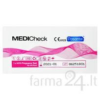 Pasante nėštumo testas MEDIcheck hCG Dip & Read (juostelė)