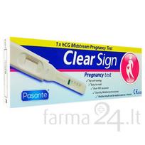 Pasante nėštumo testas Clear Sign Midstream (srovinis)
