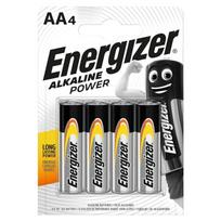 Energizer Power AA LR6 1,5 V šarminiai elementai, 4 vnt.