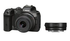 Skaitmeninis fotoaparatas Canon EOS R7 + RF-S 18-45mm F4.5-6.3 IS STM(F/4.5-6.3 IS STM) + Mount Adapter EF-EOS R