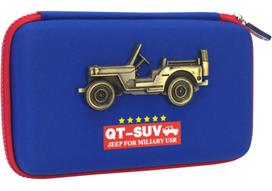 Penalas QITONG 3D JEEP, CoolForSchool, 120x205x25 mm, mėlynos sp.