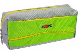 Penalas JCPZ, CoolForSchool, 200x85x45 mm, su 2-iem skyriais, pilkos/žalios sp.
