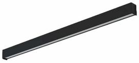 Prekė su pažeista pakuote. Šviestuvas sieninis Nowodvorski Straight 7595, LED, 3000 °K, 1 x 22 W, juoda sp.