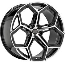 R19x8J 5X114.3 ET45 CB-73 Gloss Black Full Polished