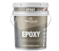 Epoksidiniai grindų ir sienų dažai TOPCOLOR Epoxy Ral7032, 5 kg.