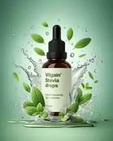 Stevia Drops – natūralūs skonio lašai su stevija be kalorijų | Vilgain (50 ml)