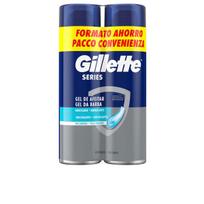 Skutimosi gelis Gillette Series jautriai odai su alavijais 2x200 ml vyrams