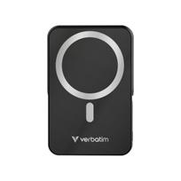 Atsarginis maitinimo šaltinis ("Power Bank") Verbatim belaidis įkroviklis su magnetiniu tvirtinimu, 10 000mAh, juodas