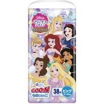 Goo.N Plus Princess Sauskelnės-kelnaitės PBL 12-22kg 38vnt