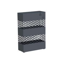 Stovas skėčiams su 4 kabliukais 28 x 12 x 41 cm., juodos spalvos
