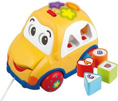 Edukacinis žaislas, automobilis WinFun Rhymes & Sorter, 16 cm, EN, įvairių spalvų