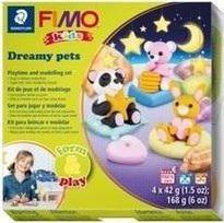 Rinkinys molinių figūrėlių gamybai Staedtler Form&Play Dreamy Pets, įvairių spalvų
